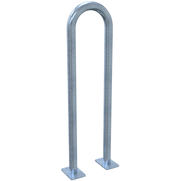 Universal hoop | steel tube |  48 /  60 mm | to be fixed by plugs | steel tube  48 x 2,5 mmtotal width: approx. 300 mmtotal height: approx. 1000 mm | hot-dip galvanized